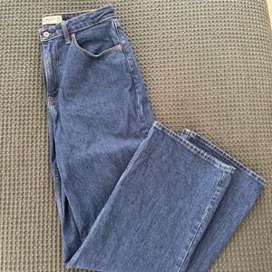 Abercrombie & Fitch Curve Love Dark Wash High Waisted Jeans